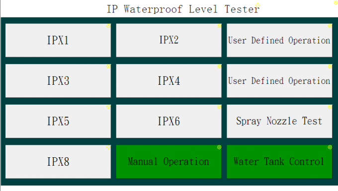 Водоснабжение и система управления камеры погружения IPX7 IEC 60529 умные для IPX1 к IPX8 0
